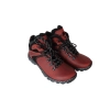 BnW Buty trekkingowe wodoodporne kolorach czerwieni, zieleni i niebieskim skóra naturalna
