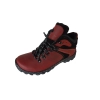 BnW Buty trekkingowe wodoodporne kolorach czerwieni, zieleni i niebieskim skóra naturalna