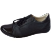 BnW Buty skórzane sportowe czarne