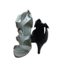 BnW białe sandały na obcasie, gladiatorki,  ob.9cm rozmiar 39