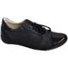 BnW Buty skórzane sportowe czarne