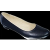 BnW Skórzane granatowe balerinki o tęgości H 42
