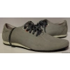 BnW Buty ze skóry licowej sportowe szare