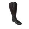 BnW Kozaki ze skóry cholewka 48 cm płaski 3,2 cm