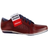 BnW Moskała Półbuty skórzane czerwone męskie
