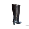 BnW  Kozaki ze skóry cholewka 46 cm słupek 7 cm