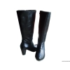 BnW Kozaki ze skóry cholewka 52 cm słupek 8 cm