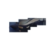 Skórzane sandały granatowe obcas 5 cm nr 37