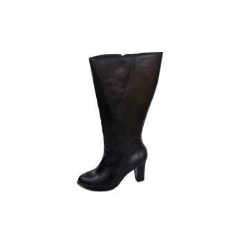 BnW Kozaki ze skóry cholewka 46 cm słupek 9 cm
