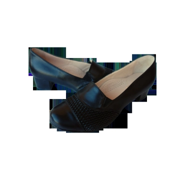 Skórzane czółenka czarne Filipczyk