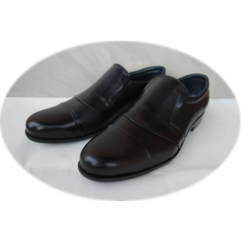 Skórzane Półbuty Moskała Brązowe tęg. G