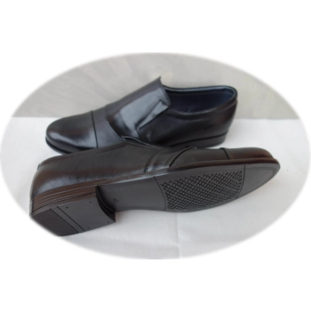 Skórzane Półbuty Moskała Brązowe tęg. G