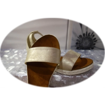 Skórzane sandały damskie obcas 1 cm 36