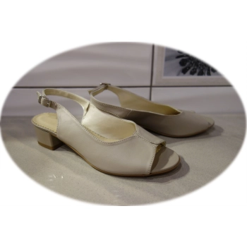 Skórzane sandały Gino Fabiani obcas 4 cm nr 37