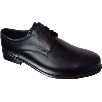 BnW Moskała Półbuty skórzane męskie czarne