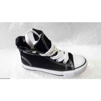 AMERICAN CLUB BnW – czarne casualowe trampki