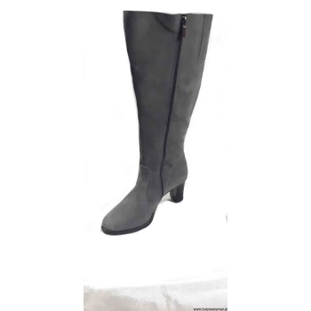 BnW Kozaki skórzane szeroka cholewka aż 46 cm 39