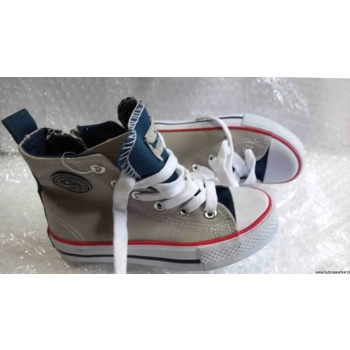 BnW Stylowe trampki  khaki marki AMERICAN CLUB