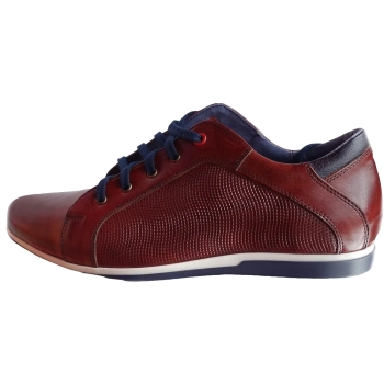 BnW Moskała Półbuty skórzane czerwone męskie