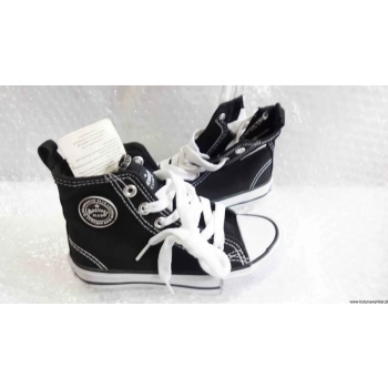 AMERICAN CLUB BnW – czarne casualowe trampki