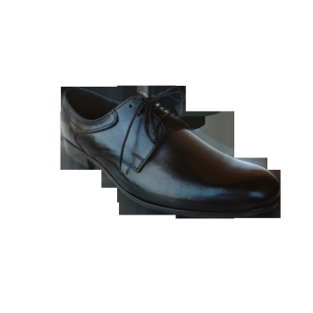 Skórzane półbuty czarne obcas 2 cm nr 43
